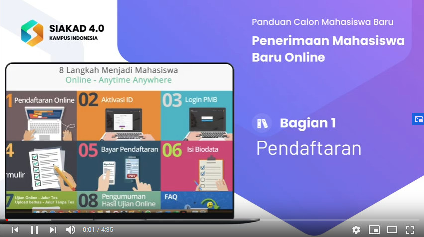 Penerimaan Mahasiswa Baru Online